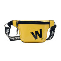 Customized Pu kids sports fashion wear belt bag candy color for children eco friendly waist bag